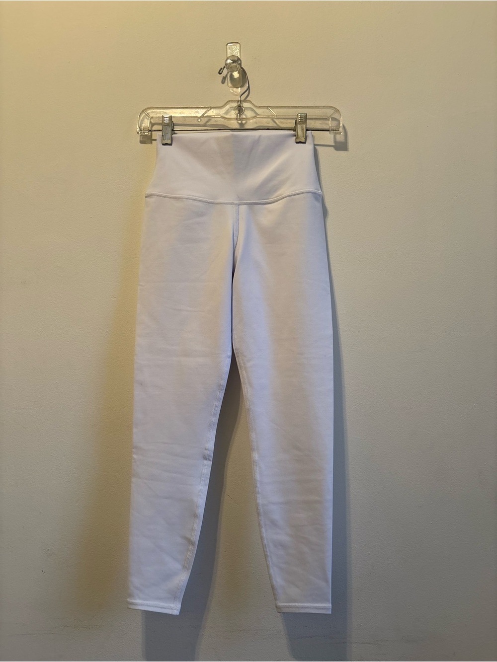 ALO Yoga White High-Waist Leggings